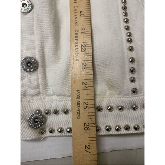 Silver Studded POL Denim Jacket - Picture 9 of 9